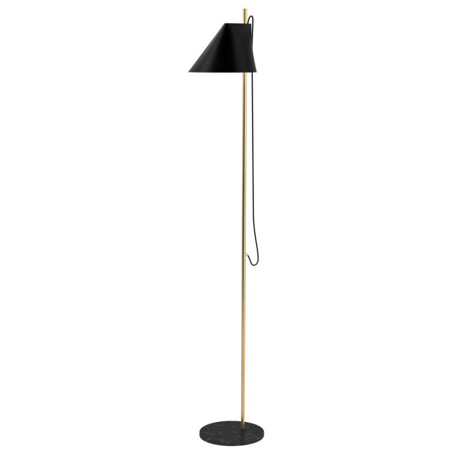 Louis poulsen yuh golvlampa svart-mässing