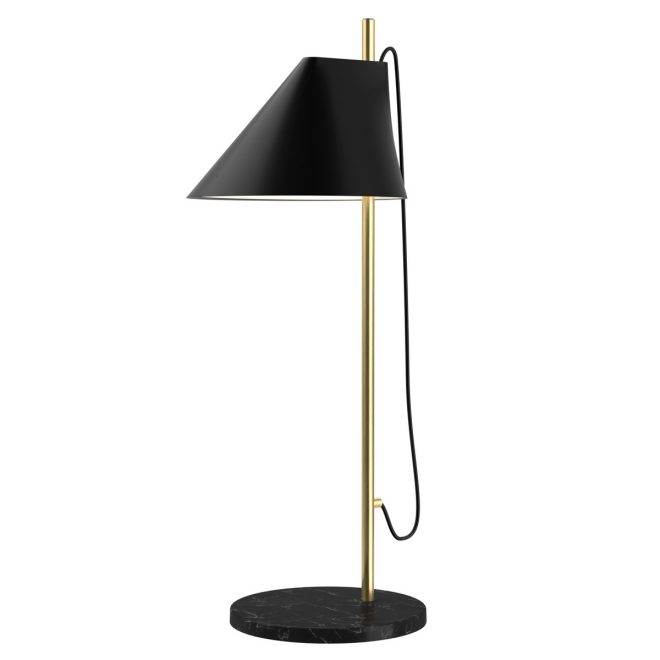 Louis poulsen yuh bordslampa svart-mässing