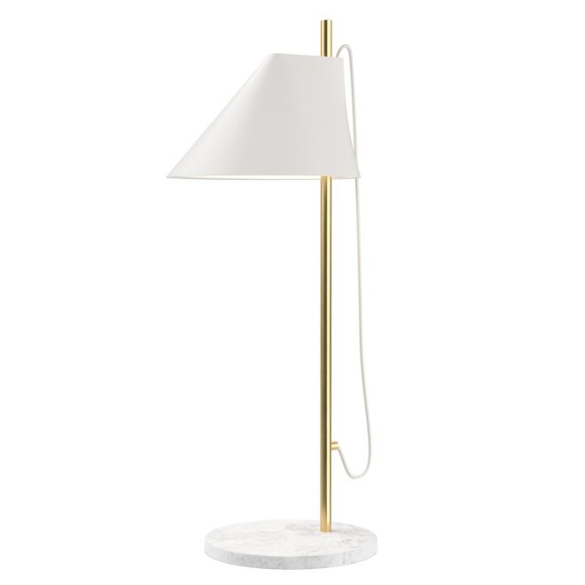 Louis poulsen yuh bordslampa vit-mässing