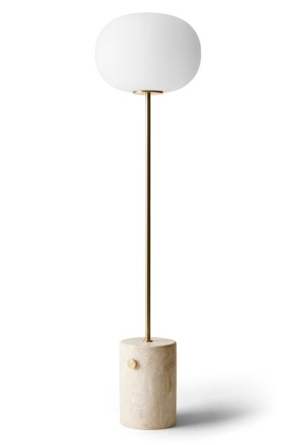 Audo copenhagen jwda golvlampa travertin-mässing