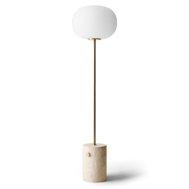 Audo copenhagen jwda golvlampa travertin-mässing