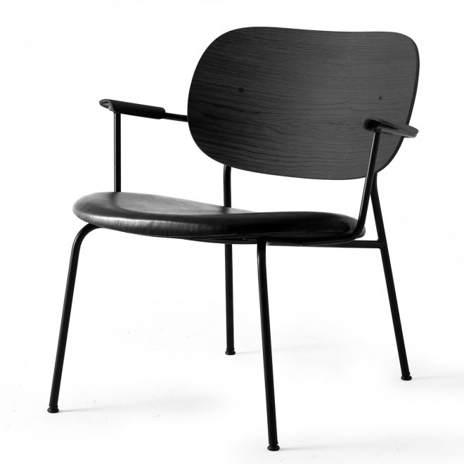 Audo copenhagen co chair loungestol svart ek