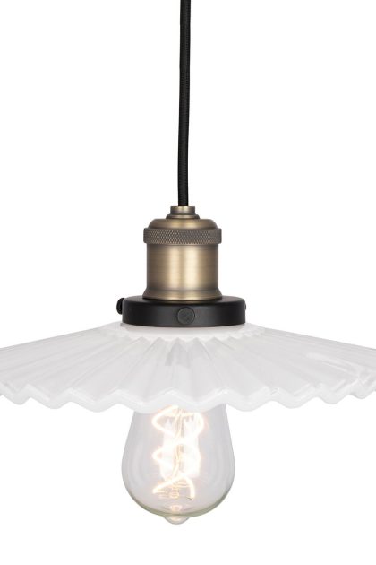 Globen lighting cobbler pendel Ø25 cm vit