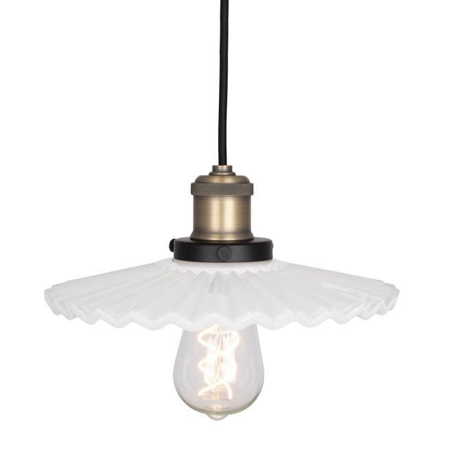 Globen lighting cobbler pendel Ø25 cm vit