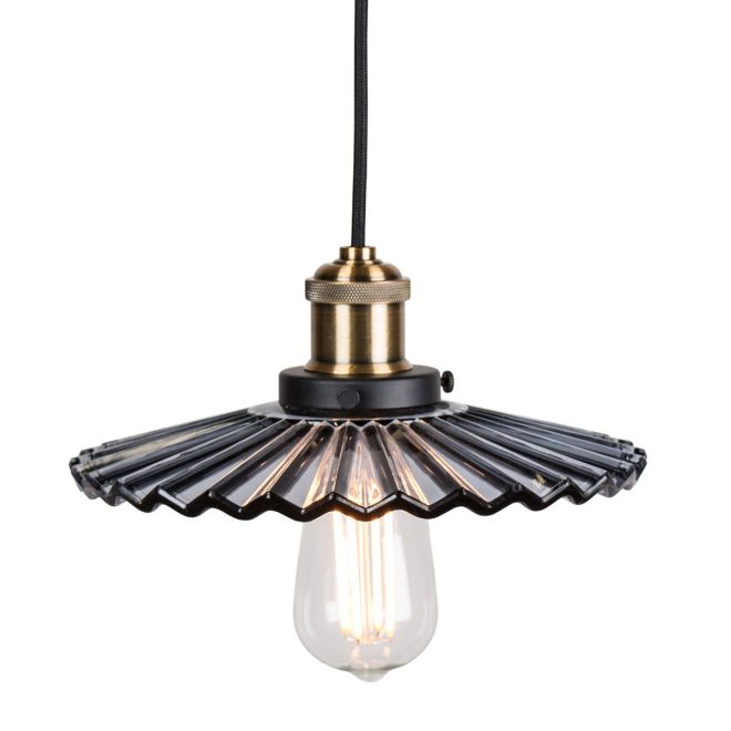 Globen lighting cobbler pendel Ø25 cm rökfärgad