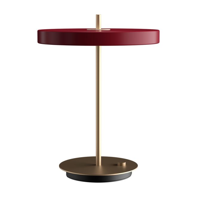 Umage asteria bordslampa ruby red
