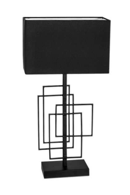 By rydéns paragon bordslampa 52 cm matt svart-svart