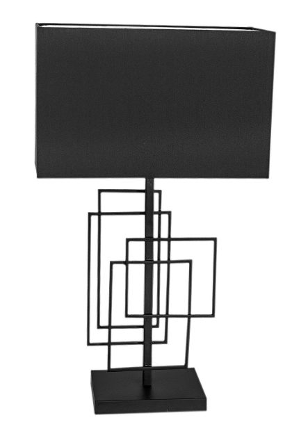 By rydéns paragon bordslampa 69 cm matt svart-svart
