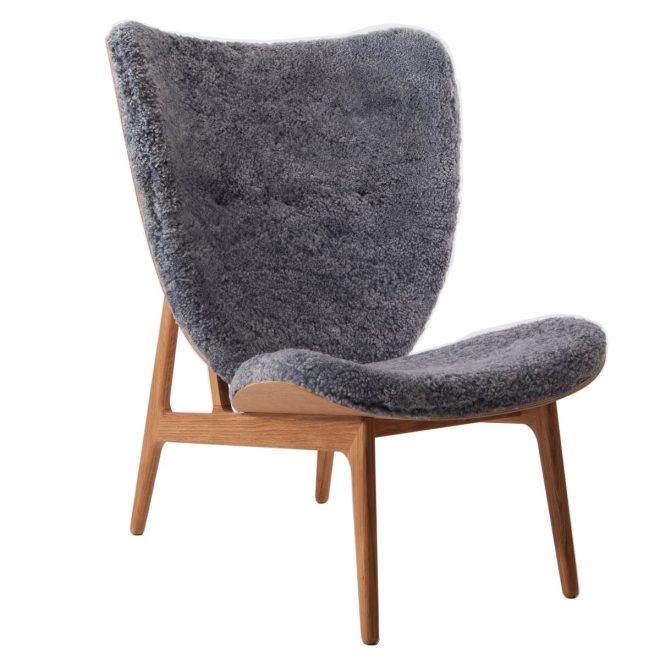 Norr11 elephant lounge sheepskin ek graphite