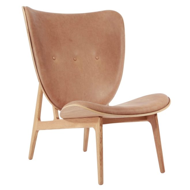 Norr11 elephant lounge leather ek dunes camel