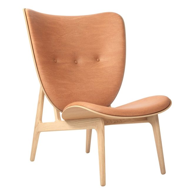 Norr11 elephant lounge leather ek dunes cognac
