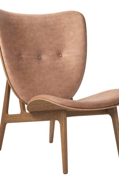 Norr11 elephant lounge leather light smoked oak dunes camel