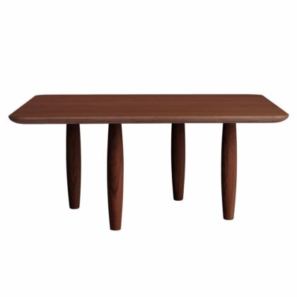 Norr11 oku soffbord 80 cm dark smoked oak