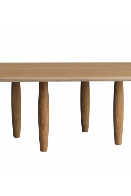 Norr11 oku soffbord 80 cm light smoked oak