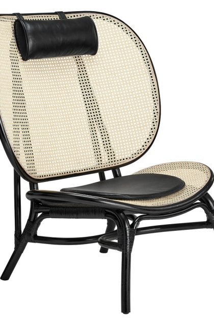 Norr11 nomad loungestol svart