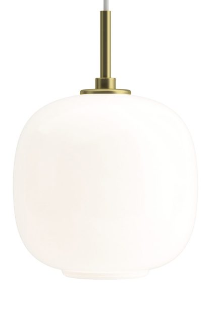 Louis poulsen vl45 radiohuspendel Ø17,5 cm brass-white opal glass