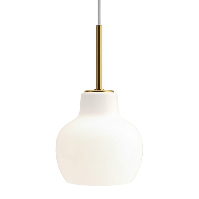 Louis poulsen vl ring crown 1 pendel mässing-opalglas