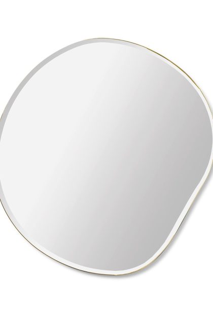 Ferm living pond spegel small brass