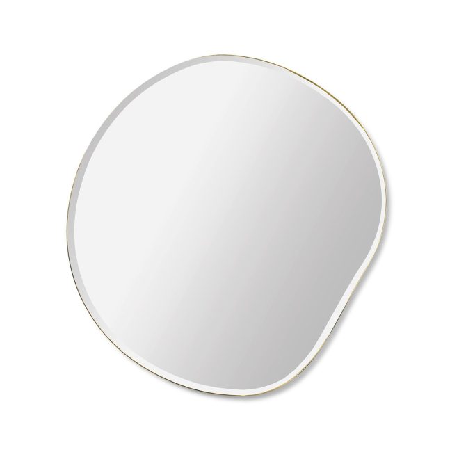 Ferm living pond spegel small brass