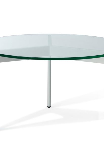 Warm nordic from above soffbord Ø72 cm vitt underrede klar