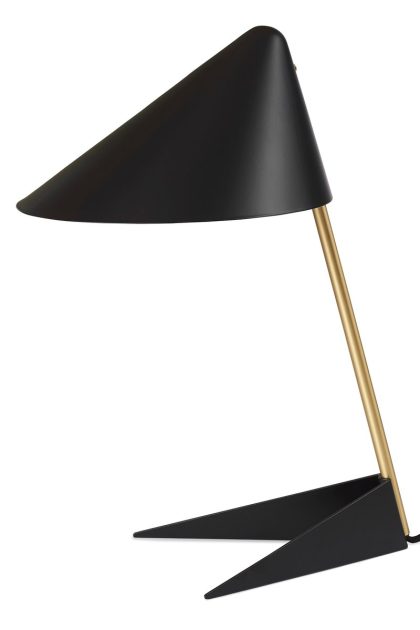 Warm nordic ambience bordslampa black noir-brass