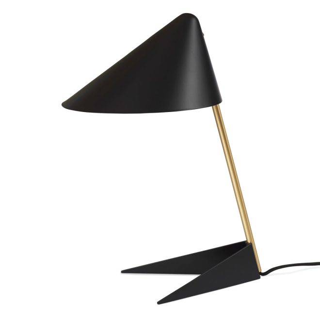 Warm nordic ambience bordslampa black noir-brass