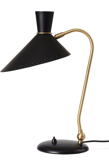 Warm nordic bloom bordslampa black noir