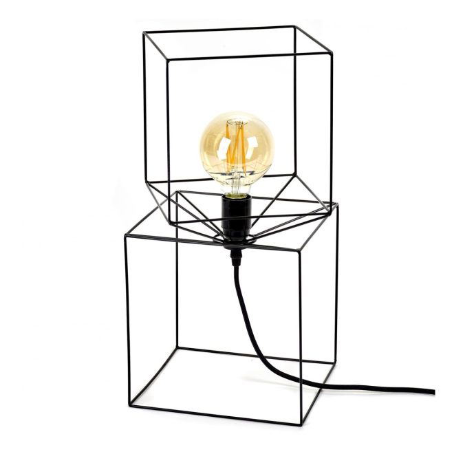 Serax trompe loeil bordslampa svart