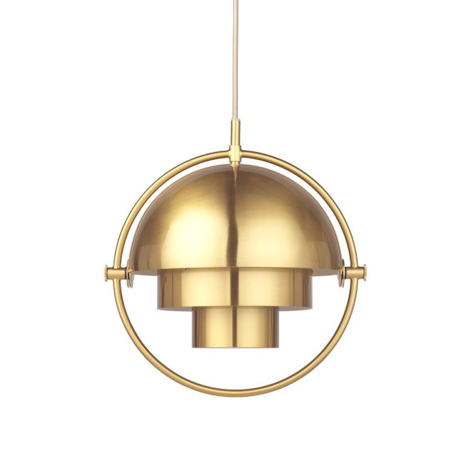 Gubi multi-lite taklampa small mässing