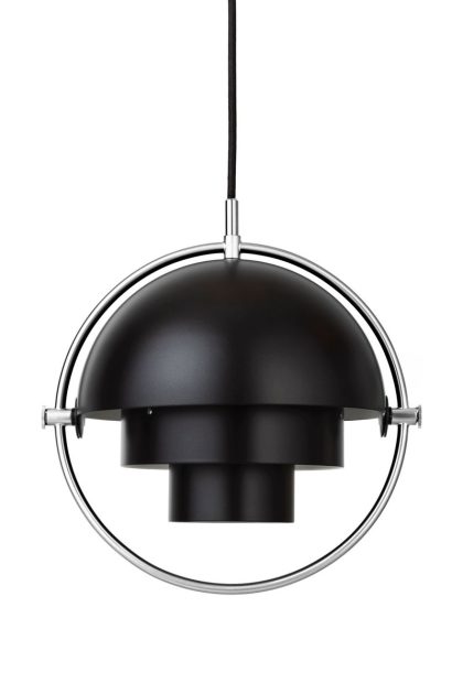 Gubi multi-lite taklampa small krom-svart