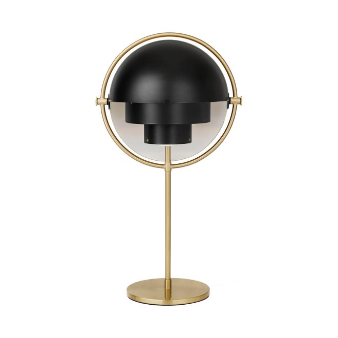 Gubi multi-lite bordslampa mässing-svart