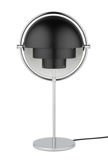 Gubi multi-lite bordslampa krom-svart