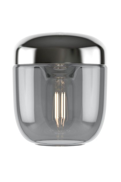 Umage acorn lampskärm polerat stål smoked