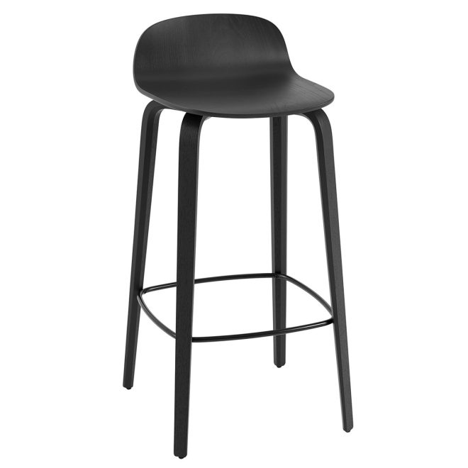 Muuto visu barstol 75 cm black-black