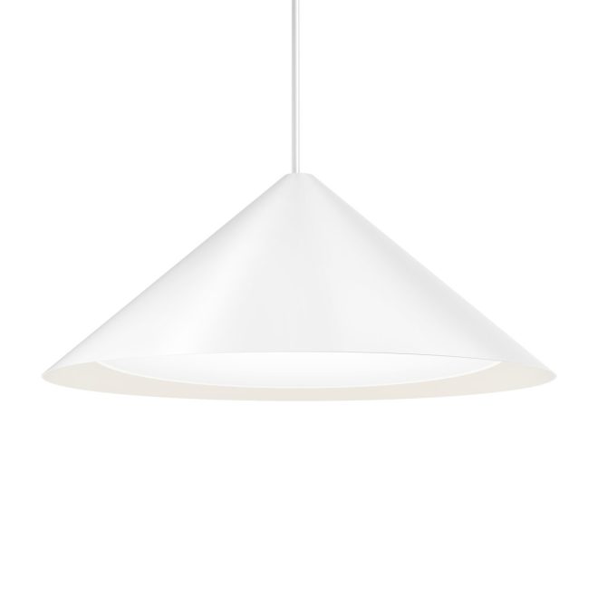 Louis poulsen keglen pendel Ø65 cm vit