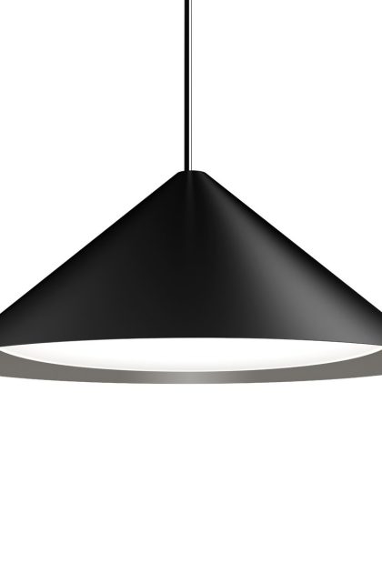 Louis poulsen keglen pendel Ø65 cm svart