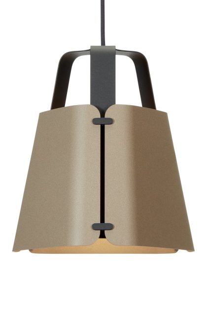 Belid fold pendel Ø27 cm antracit-sandstruktur
