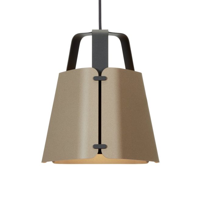 Belid fold pendel Ø27 cm antracit-sandstruktur