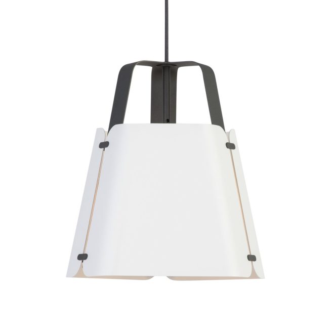 Belid fold pendel Ø34 cm antracit-vit struktur