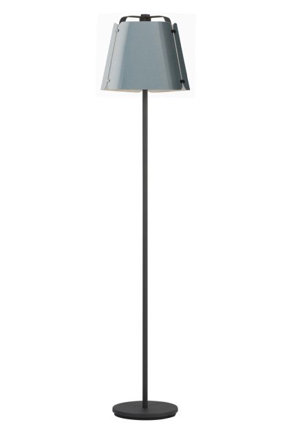 Belid fold golvlampa Ø34 cm antracit-betongstruktur