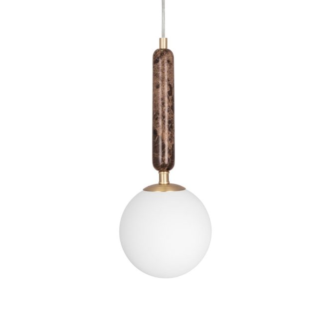 Globen lighting torrano pendel 15 cm brun
