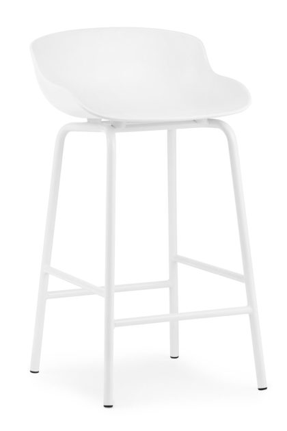 Normann copenhagen hyg barstol metallben 65 cm vit