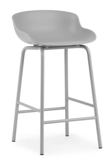 Normann copenhagen hyg barstol metallben 65 cm grå