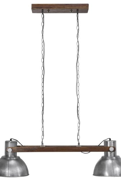 Pr home ashby double taklampa 110 cm pale silver