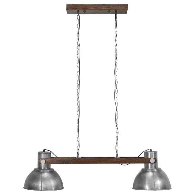 Pr home ashby double taklampa 110 cm pale silver