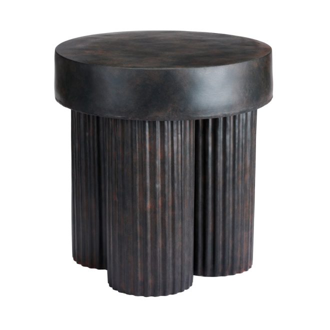 Norr11 gear soffbord högt Ø45 cm earth (brun-svart)