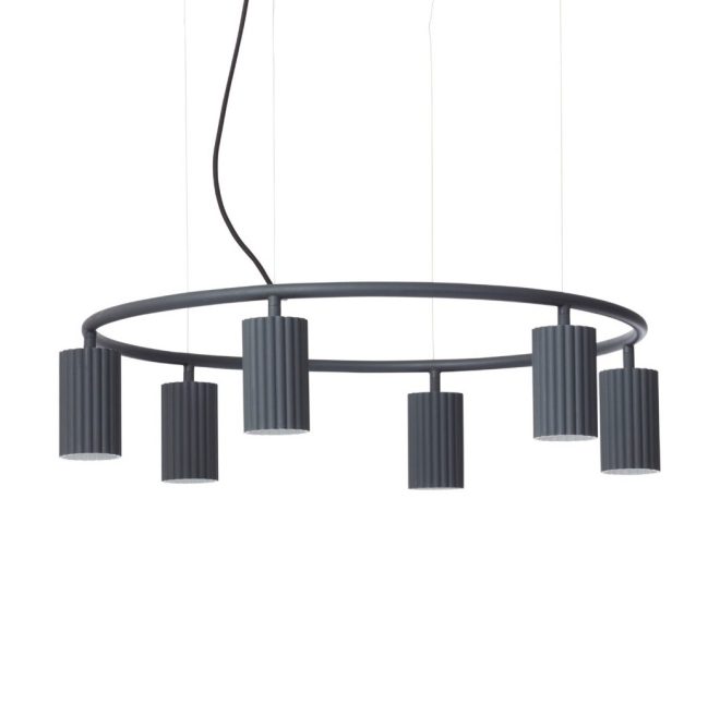 Pholc donna circle 60 taklampa black ink