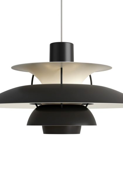 Louis poulsen ph 5 pendel monokrom svart