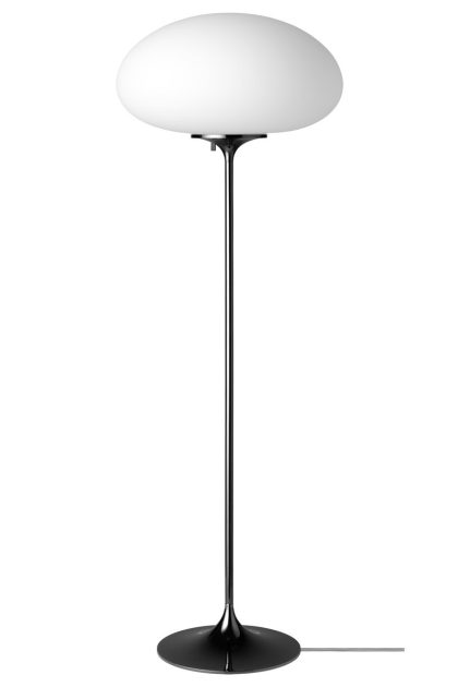 Gubi stemlite golvlampa 110 cm black chrome