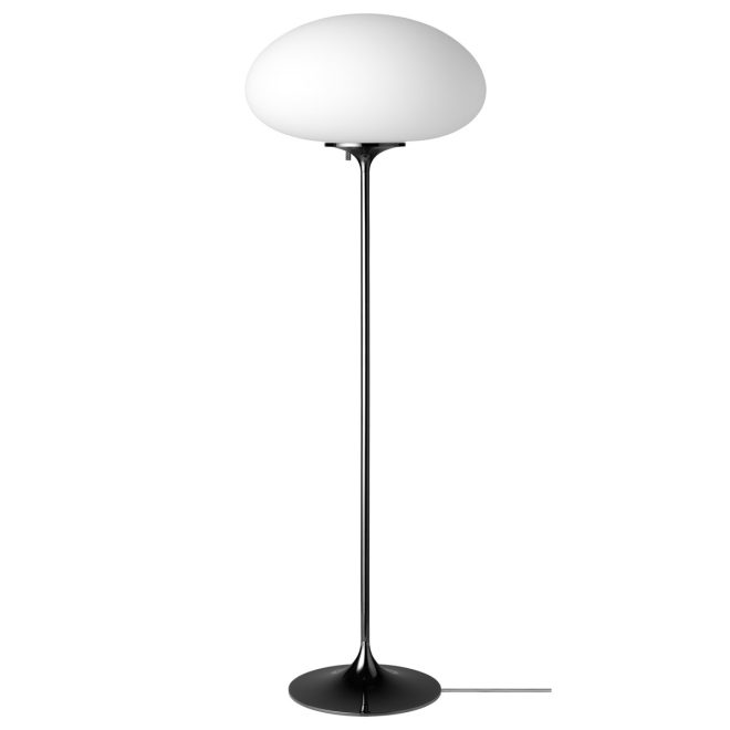 Gubi stemlite golvlampa 110 cm black chrome